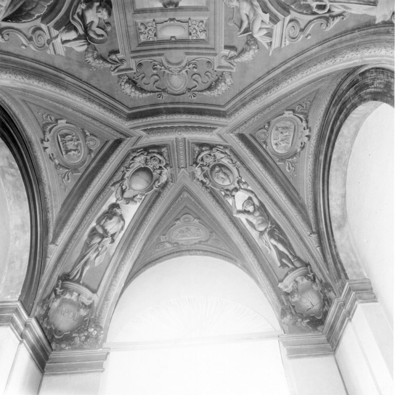 figure allegoriche (dipinto) by Monti Virginio (sec. XIX)